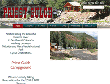 Tablet Screenshot of priestgulch.com